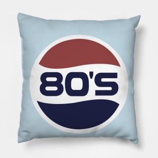 Retro logo for nostalgic 70s and 80s style Pillow