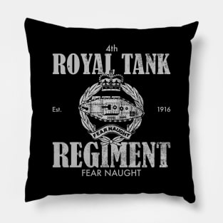 4th Royal Tank Regiment (Distressed) Pillow