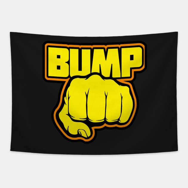 Bump Fist Tapestry by NineBlack