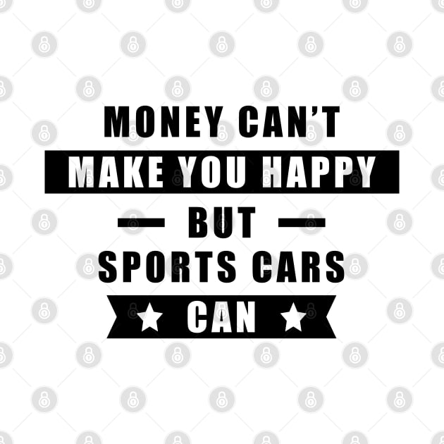 Money Can't Buy Happiness - Funny Car Quote by DesignWood Atelier