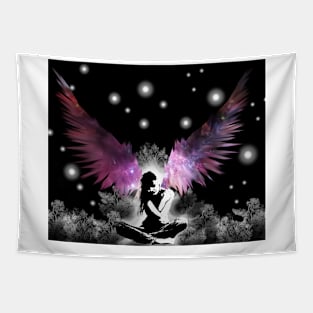 Sad angel Tapestry