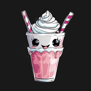 Pink Strawberry Milkshake T-Shirt