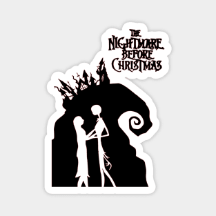 Nightmare Before Christmas Jack and Sally Magnet
