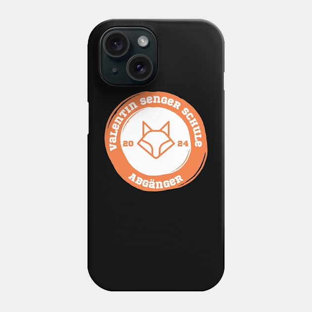 Fox lover school finisher shirt Phone Case by PrintsHessin