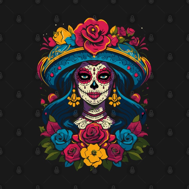 De Los Muertos La Catrina by kiwodesign