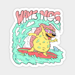 Wave hog! Magnet