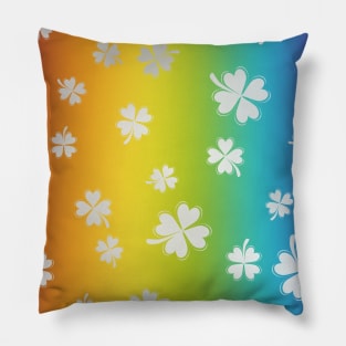 St Patrick Rainbow Pattern Pillow