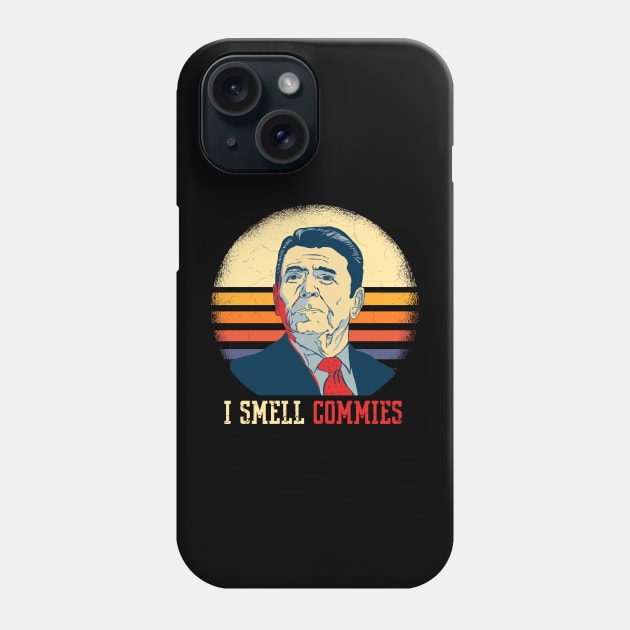 I smell Commies - Ronald Reagan Phone Case by JayD World