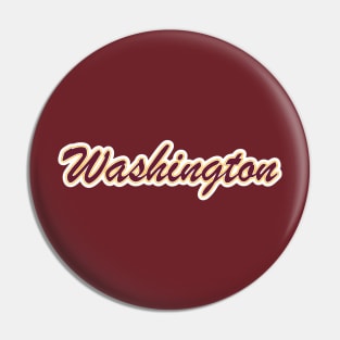 Football Fan of Washington Pin