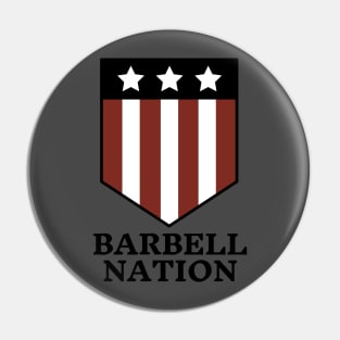 Barbell nation. Pin