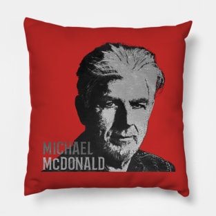 michael mc donals casual Pillow