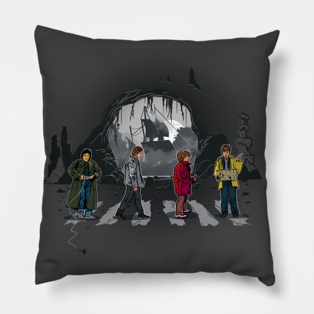 Goonie Trails Pillow by AndreusD