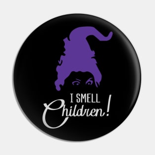 I Smell Children T-Shirt Funny Sanderson Sisters Hocus Pocus Halloween Pin