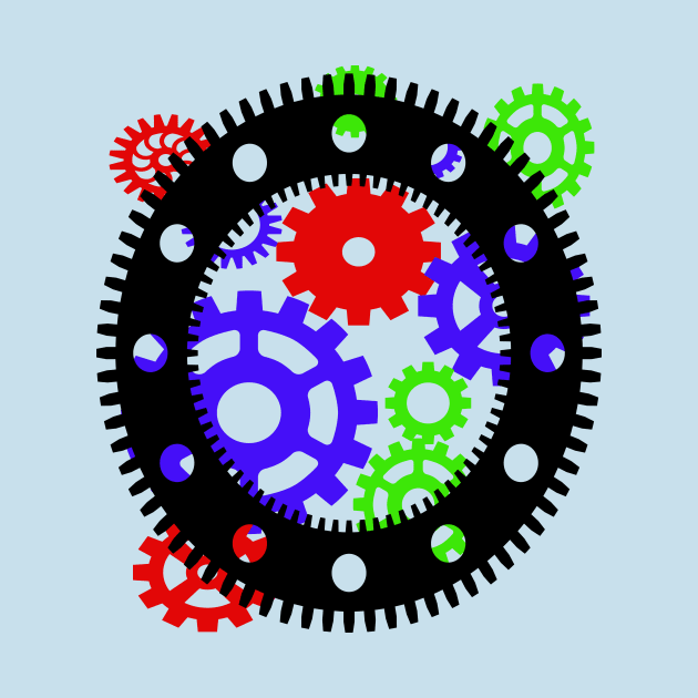 Colourful Cogs by Cadava