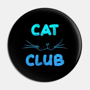 Cat Club - Blue Pin