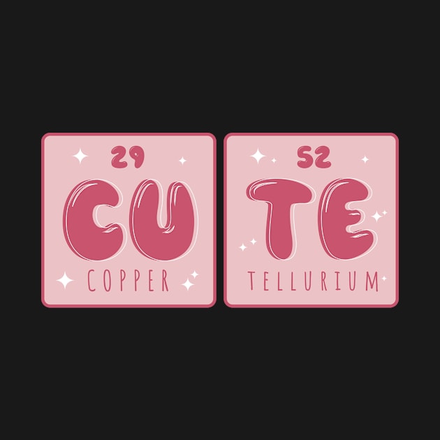 Cute Periodic Table of Elements by Sunburst Designs