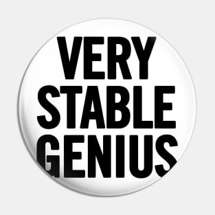 Very Stable Genius Pin