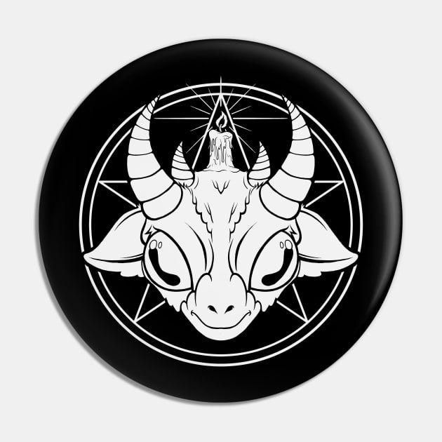 Baphomet Pin by JCoulterArtist