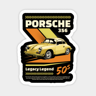 50s Porsche 356 Magnet