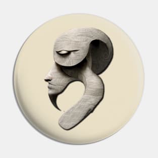 Ancient bust Pin