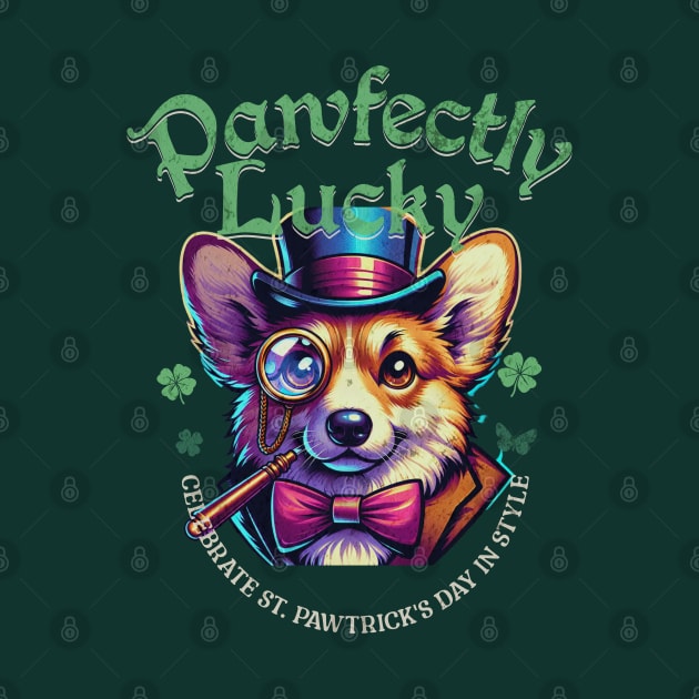 Pawfectly Lucky, Dog, Monocle by CloudEagleson