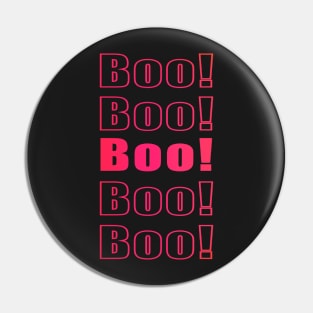 Boo! Pin