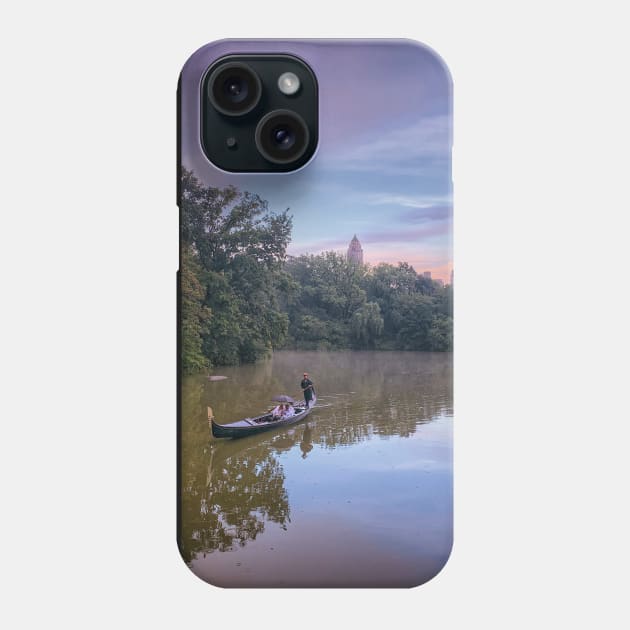 Gondola at Central Park, Manhattan, NYC Phone Case by eleonoraingrid