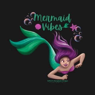 mermaid Vibes Design T-Shirt