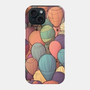 Fly With Me in a Hot Air Balloon Phone Case