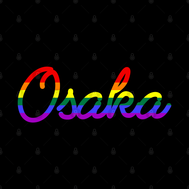 Osaka Pride Rainbow Flag by Scar