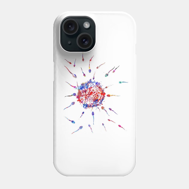 Sperms and eggs Phone Case by RosaliArt