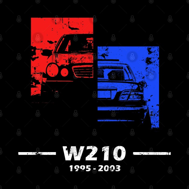 W210 classic limousine colorful retro by WOS