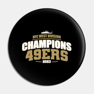 49Ers 2023 Division Champions Pin