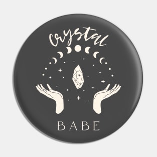 Crystal Babe Pin