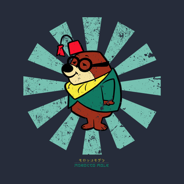 Morocco Mole Retro Japanese Secret Squirrel by Nova5