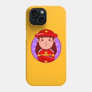 Firefighter Woman Phone Case