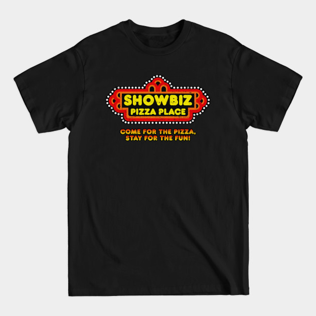 Disover Distressed Showbiz Pizza Place - Showbiz Pizza - T-Shirt