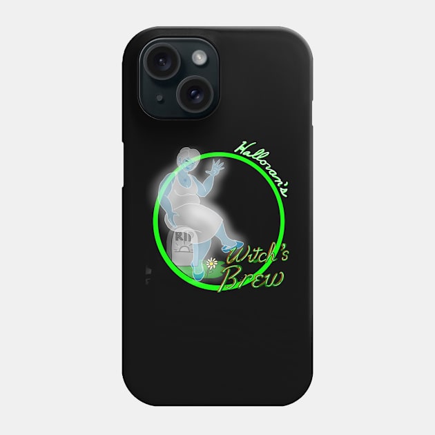 Halloran's Witch's Brew Ghost Variant Phone Case by Halloran Illustrations