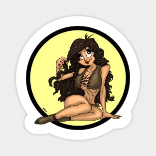 Pin-Up Girl Magnet