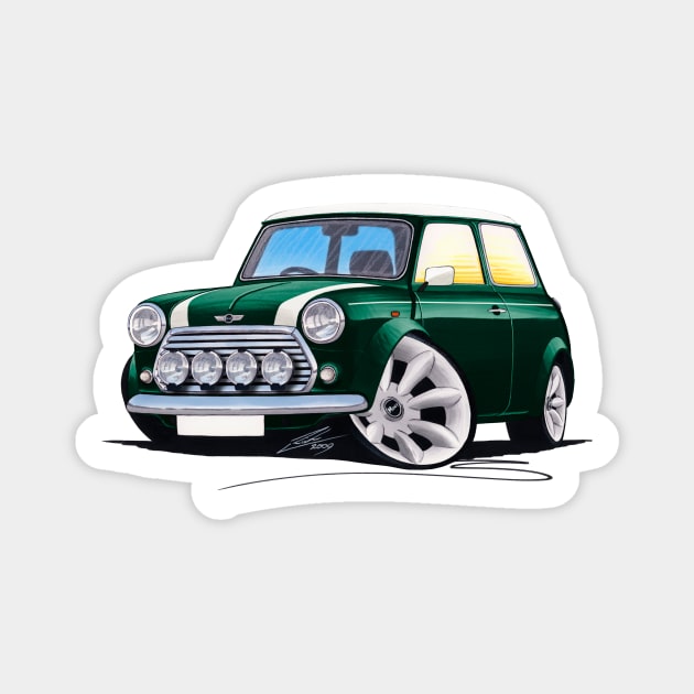 Rover Mini Cooper Sport British Racing Green Magnet by y30man5