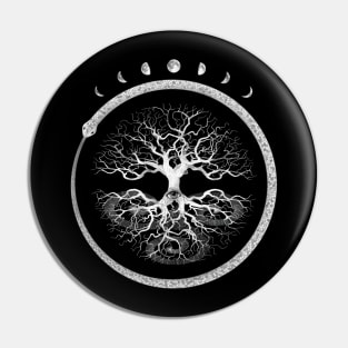 Ouroboros Tree of LIfe Pin