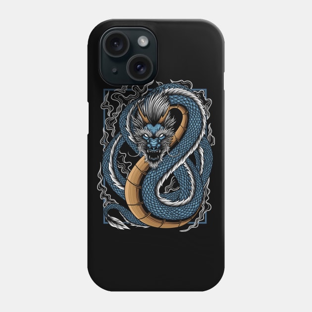 Chinese Japanese Culture Dragon Tee Asian Mythology Animal Phone Case by playingtheangel