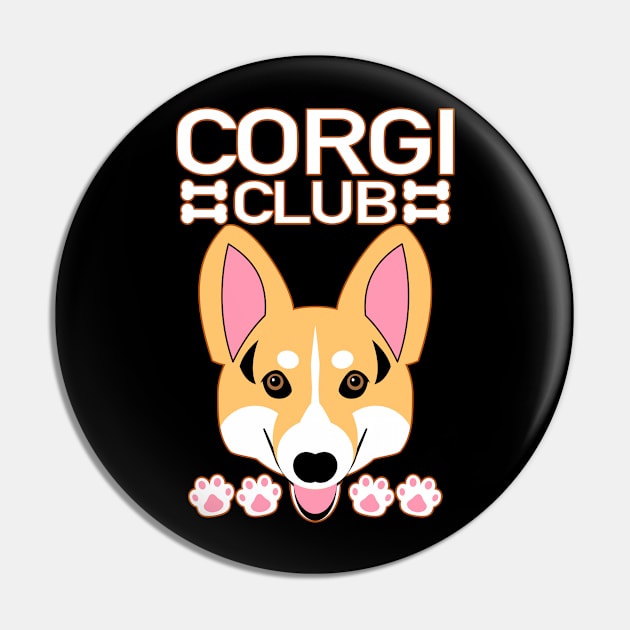 Corgi Club - Blonde Variant Pin by Camex Designs