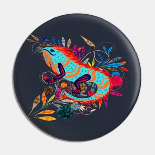 Whimsical Creatures | Iguana Pin