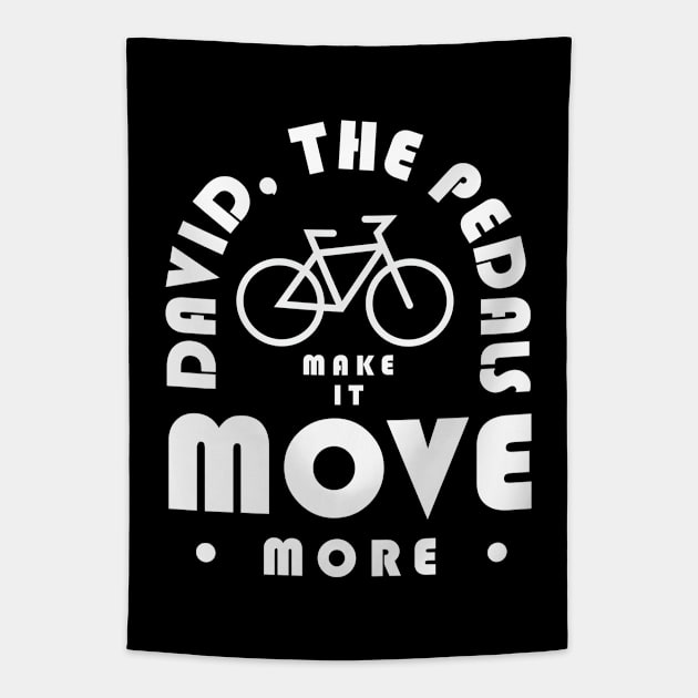 David The Pedals Make It Move More Tapestry by PodDesignShop