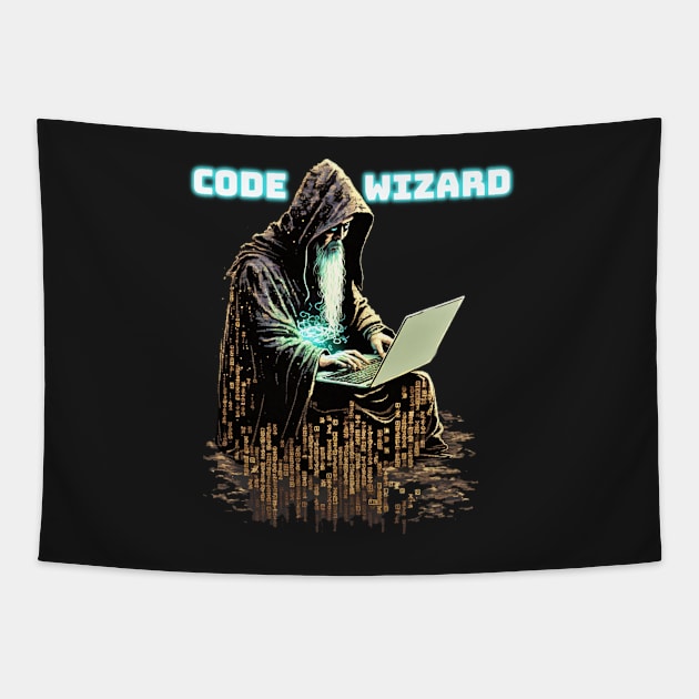 Code Wizard - 2 Tapestry by SMCLN