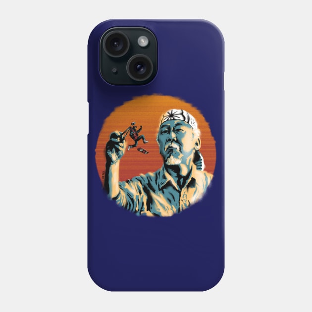 Mr. Miyagi & Marty McFly Phone Case by KKTEE