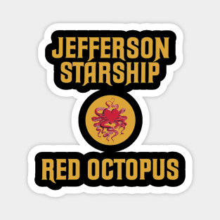 Jefferson Starship Red Octopus Magnet