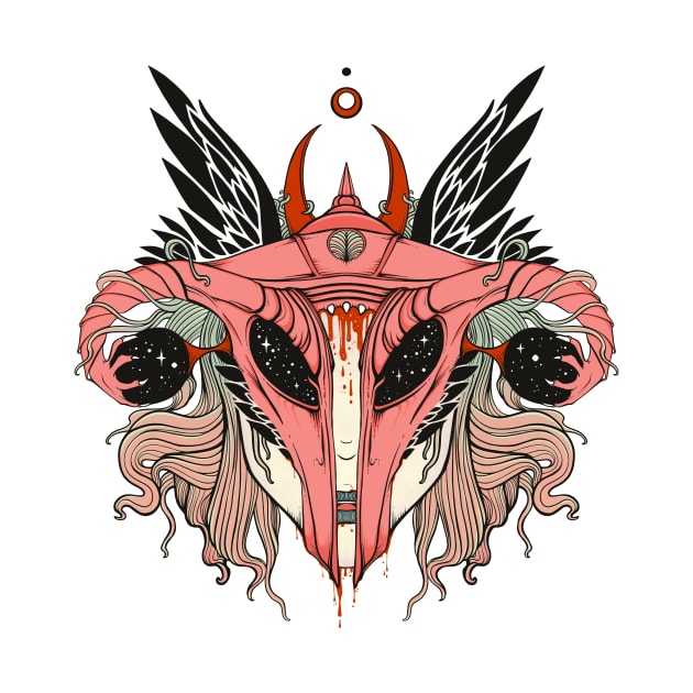 Shield Maiden Uterus & Ovary Helmet by cellsdividing