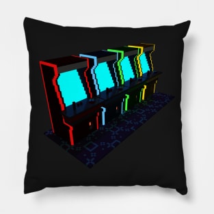 Voxel Arcade Pillow